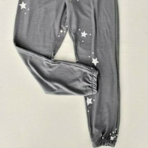 Chaser Star Print Sweatpant Joggers Grey - Picture 4 of 4